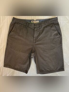 Vans Men’s Gray Textured Chino Walk Shorts Size 36 VN00004VCX4